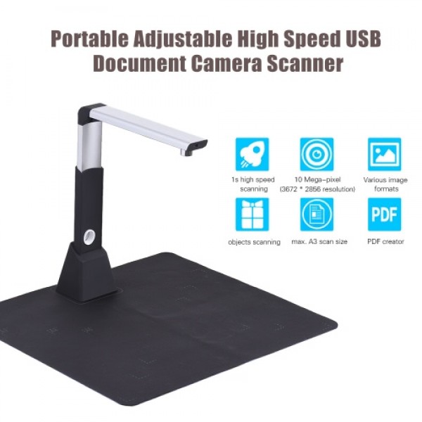 Portable Adjustable A3 10 Megapixel Scan...