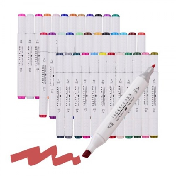 36 Colors Dual Tip Highlighter Marker