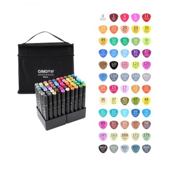 30 Colors Art Markers Set Alcohol Based ...